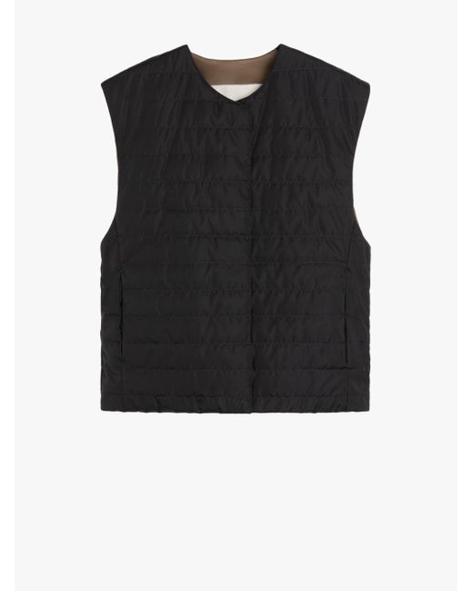 Mackintosh Isabel Black Nylon Liner Vest
