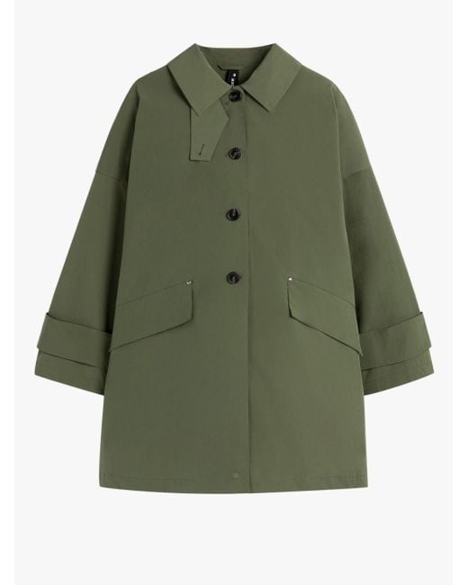 Mackintosh Humbie Green Eco Dry Overcoat