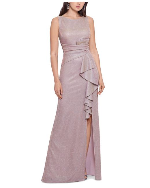 betsy and adam sparkle top ball gown