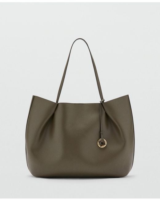 Mango Natural Large Shopper Bag