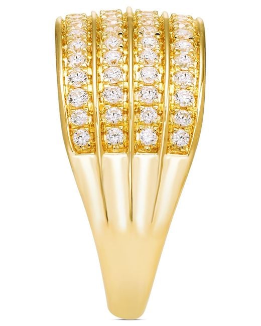 Macy's Metallic Diamond Multi-row Ring (1/2 Ct. T.w.