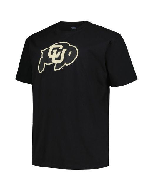 Profile Black Colorado Buffaloes Big And Tall Color Pop T-shirt for men