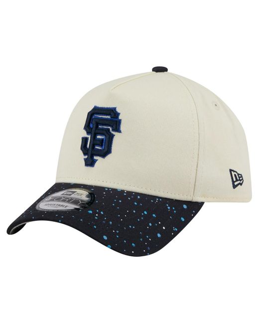 KTZ Blue San Francisco Giants Speckle A-frame 9forty Adjustable Hat for men