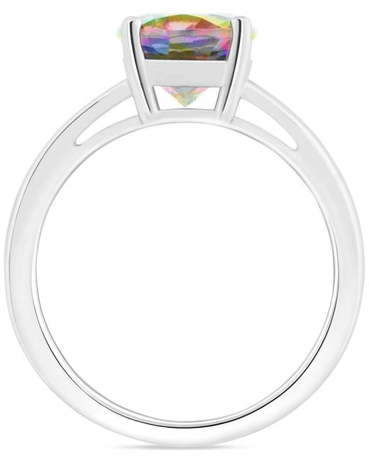 Macy's Gray Oval Split Shank Solitaire Ring (3-5/8 Ct. T.w.