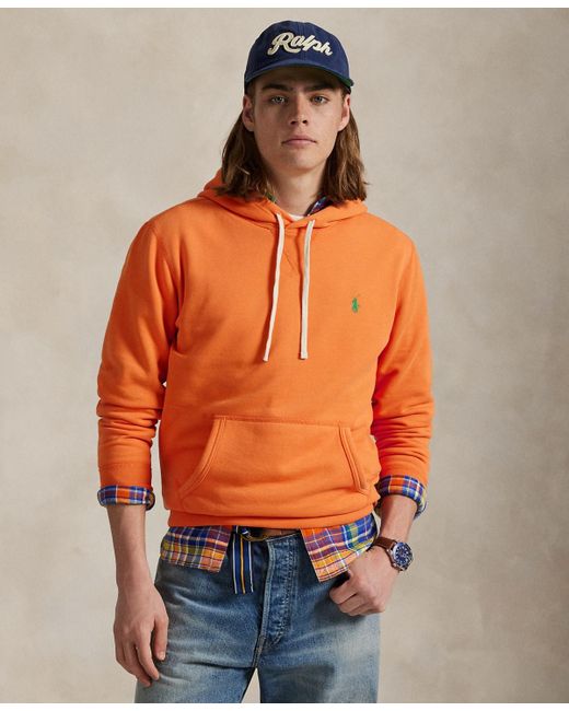 Polo Ralph Lauren Men's Orange Rl Fleece Hoodie