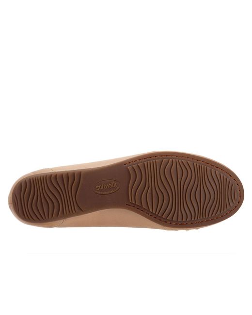 Softwalk® Brown Safi Flat