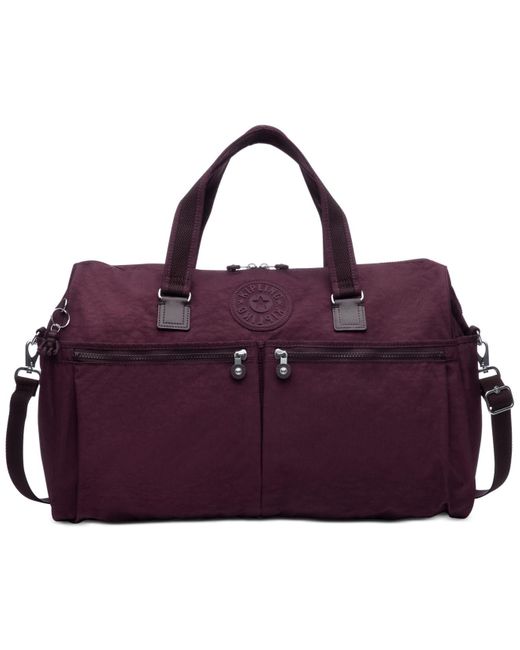 Kipling Purple Itska Extra-large Duffle Bag