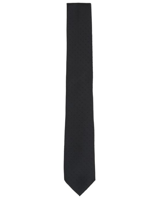 BarIII Black Grove Solid Pattern Tie for men
