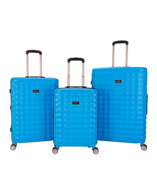 Jessica Simpson Vibrance 3 Piece Hardside luggage Set in Blue Lyst