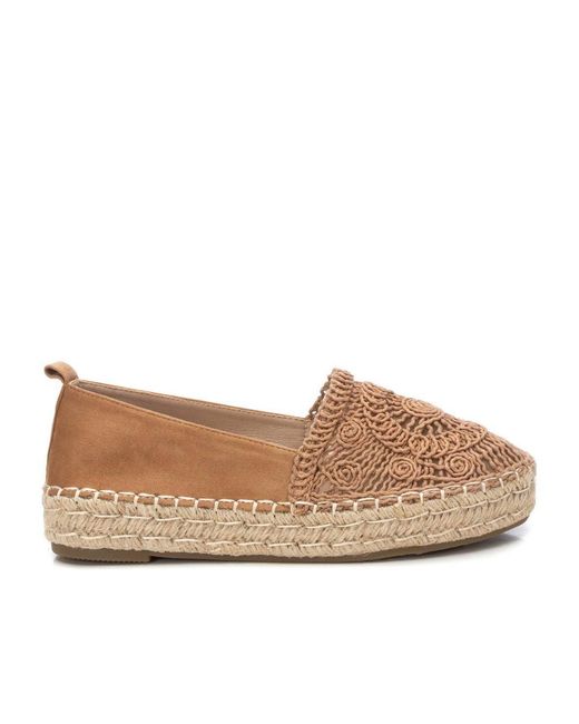 Xti Natural Braided Moccasins