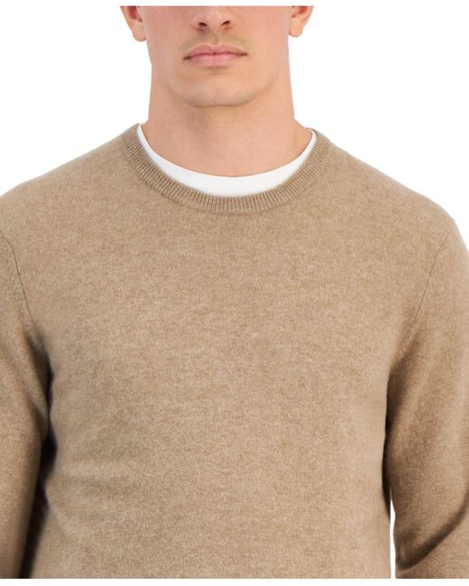 Club Room Cashmere Crew-neck Sweater, Created For Macy's in Blue for Men |  Lyst Canada