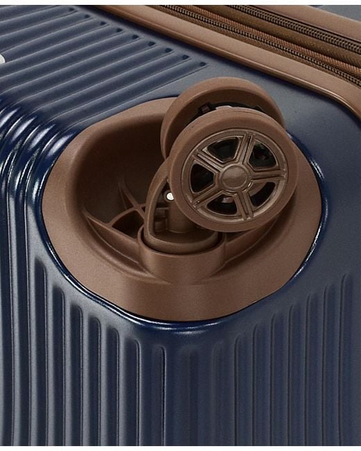 London Fog Blue Brentwood Iv 20" Expandable Spinner Carry-on Hardside