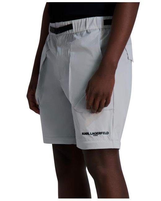 Karl Lagerfeld Gray Parachute Pocket Pants for men