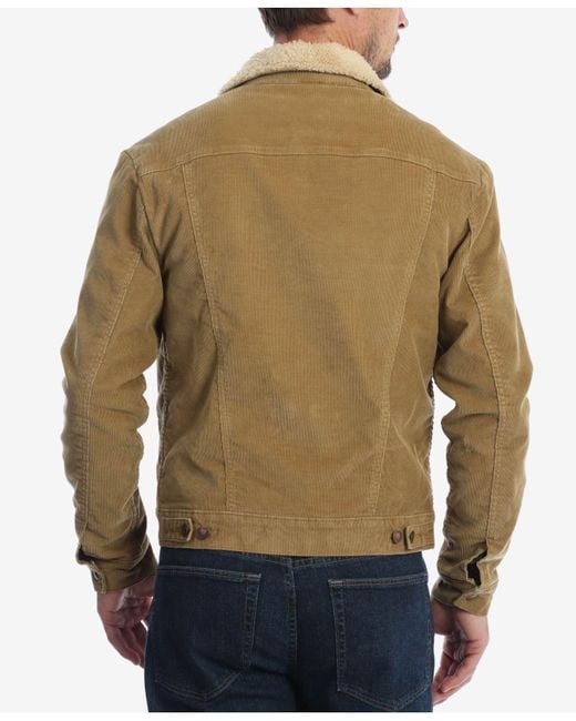 Men's heritage sherpa lined corduroy jacket on sale