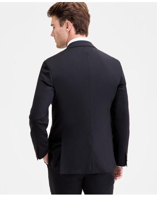 Ted Baker Blue Ted By Modern-fit Solid Wool-blend Suit Separate Jacket for men