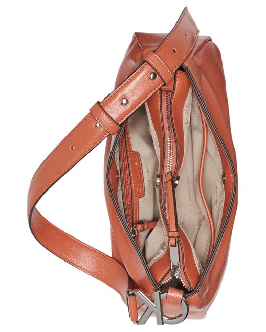 Calvin Klein Red Tina Small Shoulder Bag