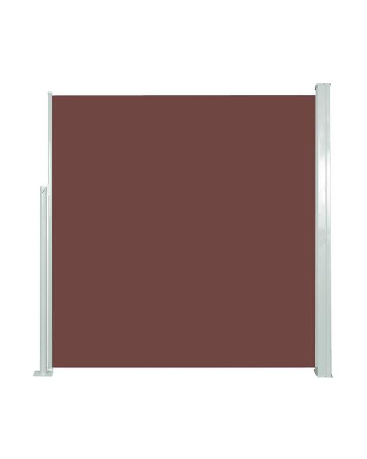 Vidaxl Purple Retractable Side Awning 55.1"x118.1"