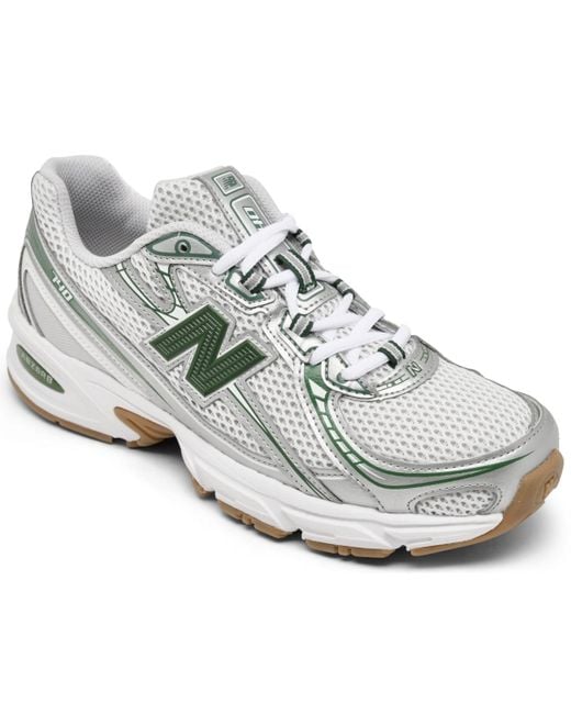 New Balance White 740 Casual Sneakers From Finish Line