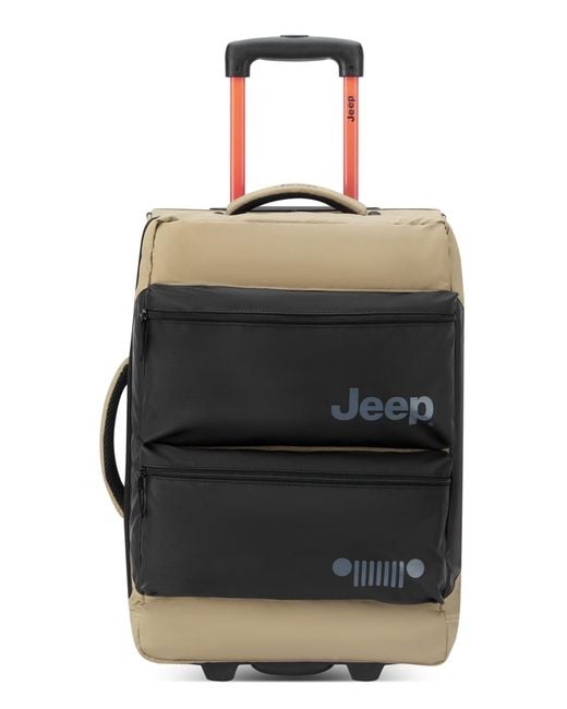 Jeep Black Js006b 20" Rolling Duffel