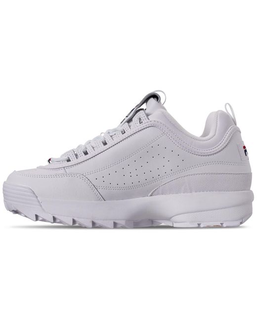Fila Gray Disruptor Ii Casual Athletic Sneakers From Finish Line for men