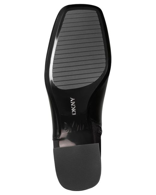 DKNY Black Kamiah Heeled Knee High Boot Fashion