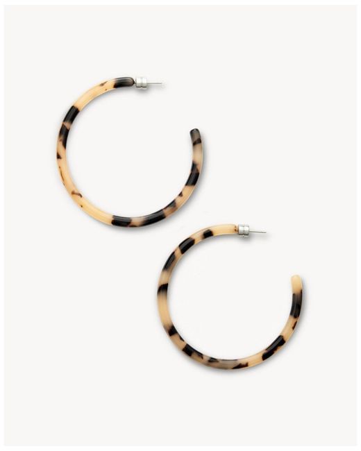 Machete Metallic Large Hoops