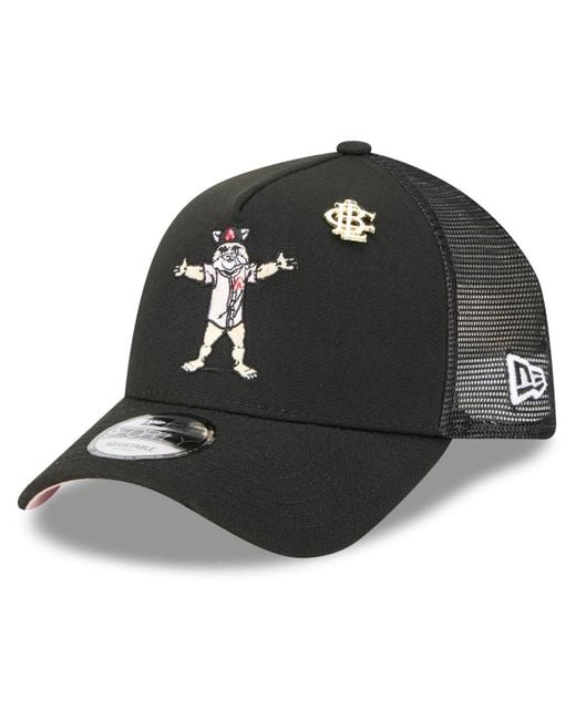 KTZ Black Arizona Diamondbacks 2025 Big League Chew A-frame 9forty Adjustable Trucker Hat