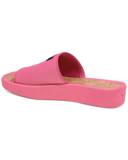 Kate Spade Blue Spree Slide Flat Sandals