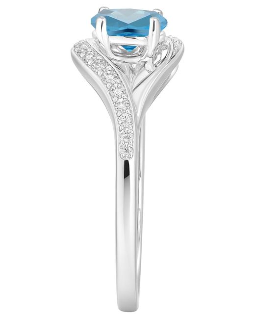Macy's Metallic Lab Grown Multi Gemstone Ring