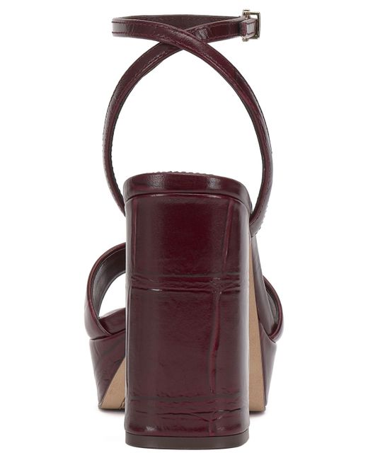 Vince Camuto Brown Pendry Platform Dress Sandals