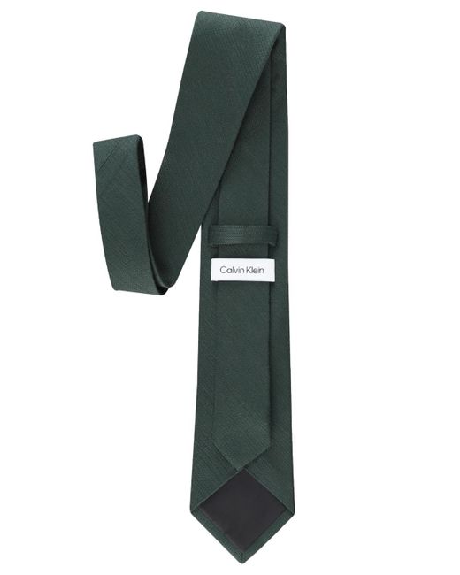 Calvin Klein Green Colton Textured Solid Tie for men