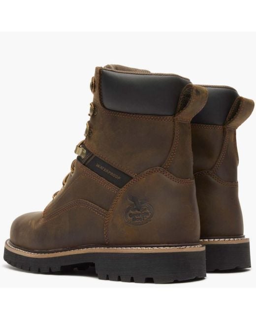Georgia Boot Brown Core 37 Waterproof Work Boot for men