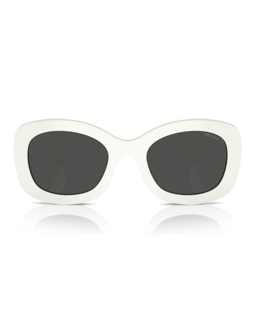 Prada Black Oval Sunglasses