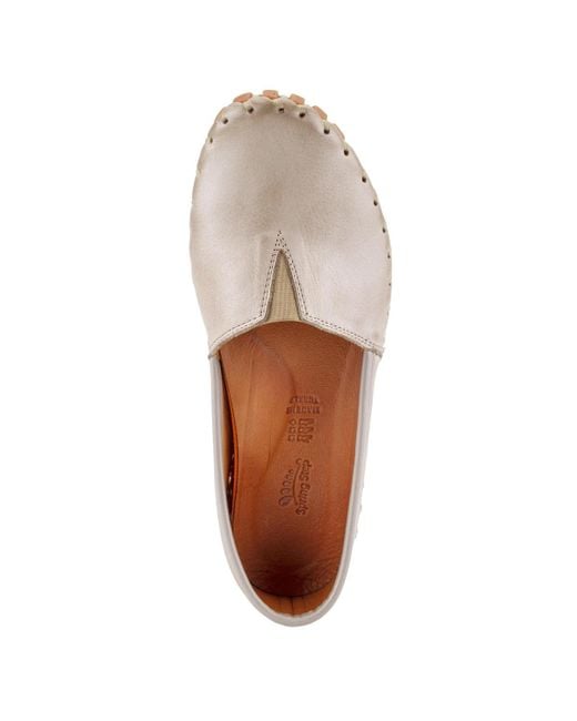 Spring Step Brown Kathaleta Leather Slip-on Comfort Flats