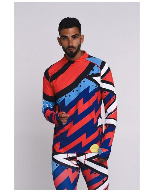 OOSC White Fresh Prince Baselayer Top for men