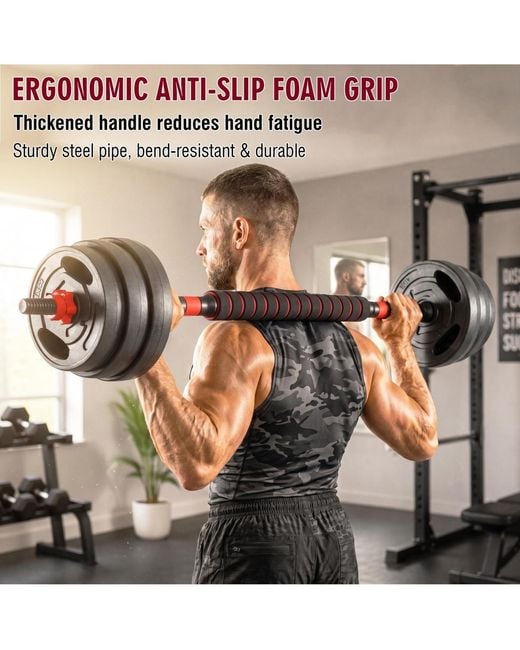 Zeny Blue 66lb Adjustable Dumbbell Set