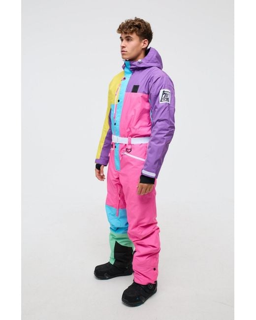 OOSC Pink So Fetch Ski Suit for men