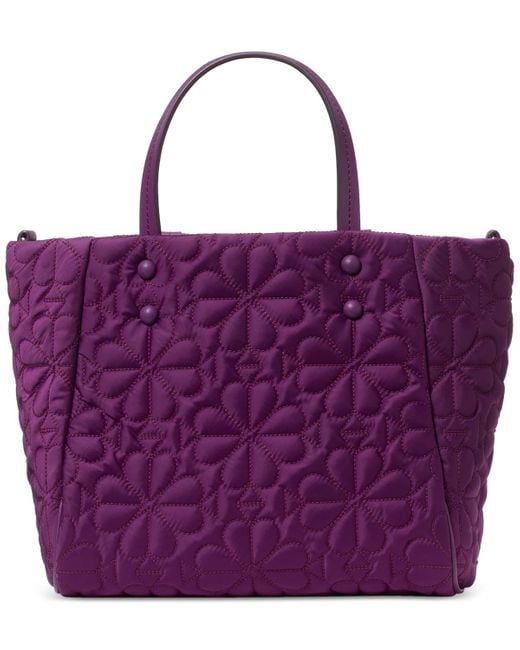 Kate Spade Purple Tilly Small Quilted Crossbody Tote Bag