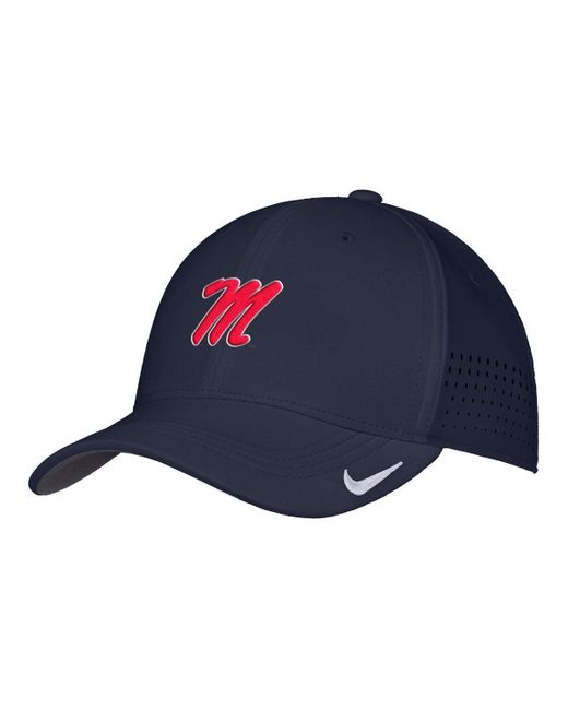 Nike Blue Ole Miss Rebels 2025â On-field Performance Flex Hat