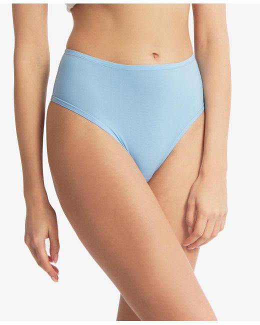 Hanky Panky Blue Playstretch Natural Rise Thong Underwear 721924