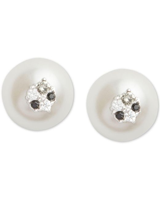 Olivia Burton Metallic Imitation Pearl & Cubic Zirconia Crystal Stud Earrings
