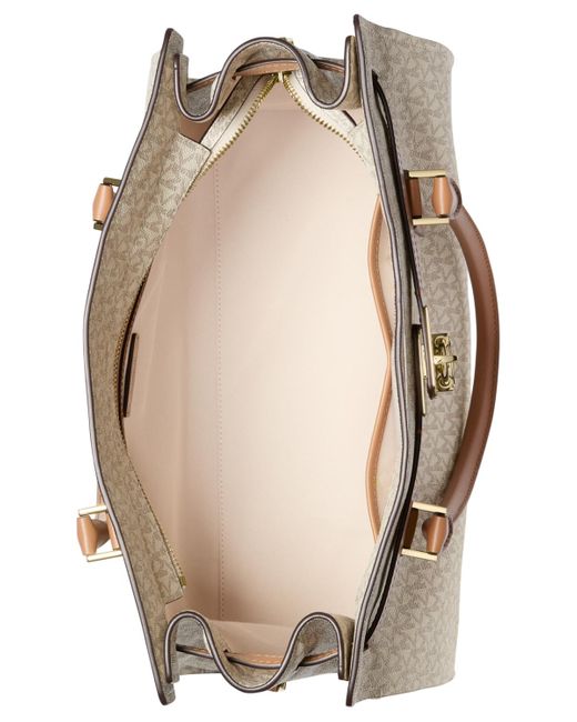 Michael Kors Natural Michael Hamilton Moderne Large Satchel