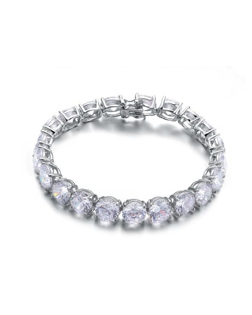 Genevive Jewelry Metallic Sterling Silver Gold Plated