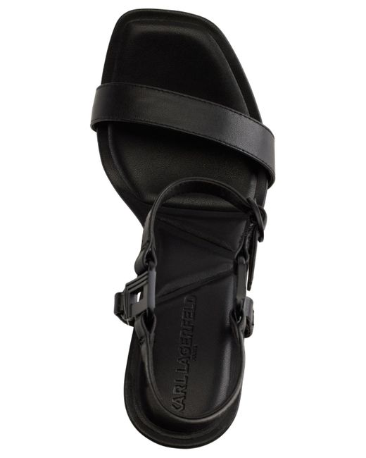 Karl Lagerfeld Black Cybil High-heel Sandals