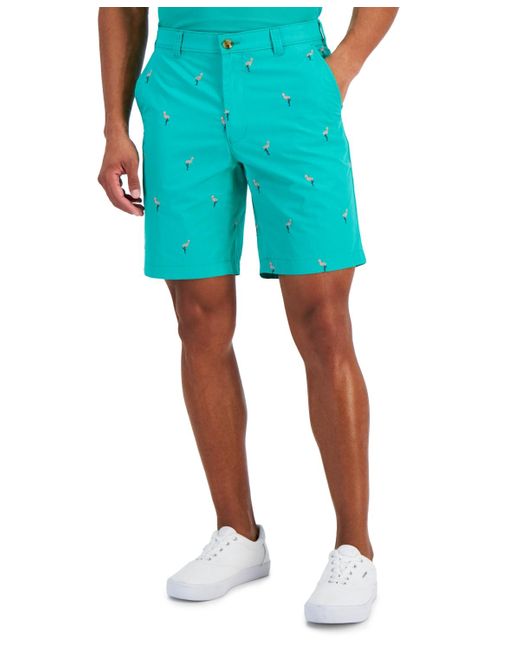 Club Room Blue Flamingo Shorts for men