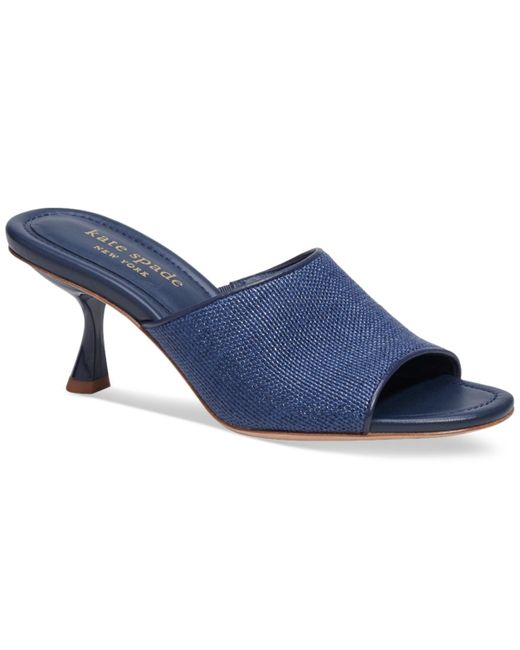 Kate Spade Blue Malibu Summer Slip-on Dress Sandals