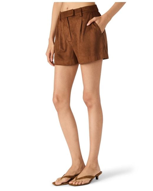 Steve Madden Brown Imelda Pocket Detail Shorts