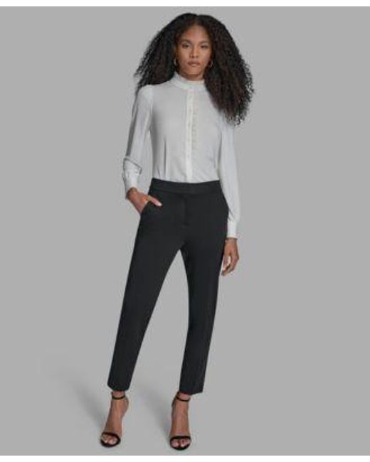 BCBGMAXAZRIA Black One-button Layering Jacket