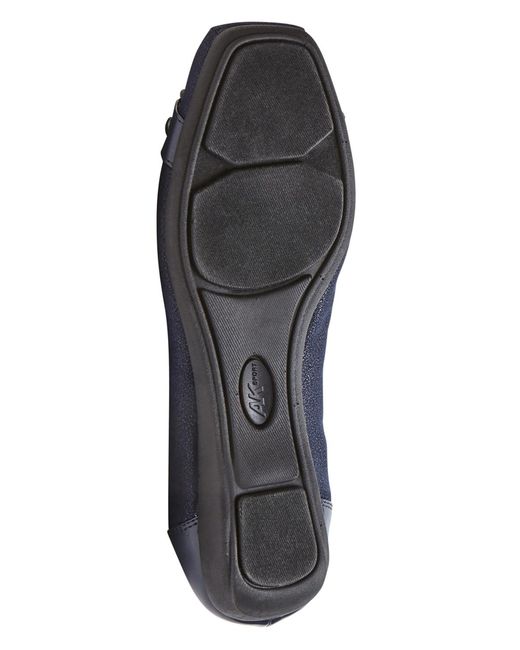Anne Klein Blue Umeko Snip Toe Ballet Flats