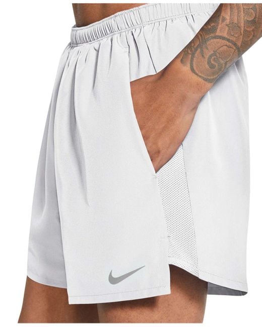 Nike Challenger Brief-lined 7" Running Shorts in White for Men | Lyst